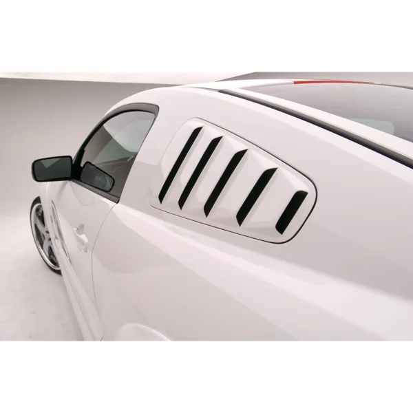 3D Carbon Window Louvers Mustang 05-09