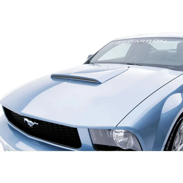 3D Carbon Entrada de Aire Capot Mustang